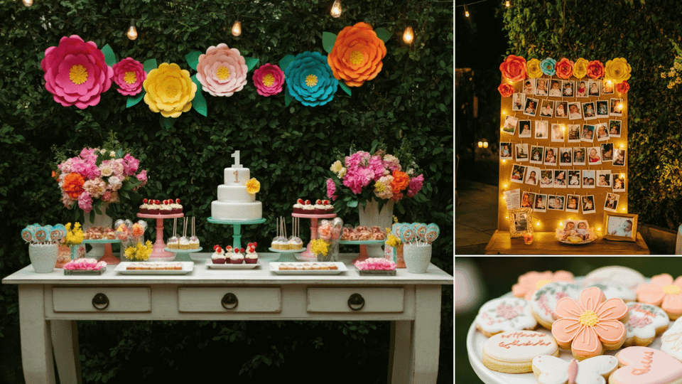 1st birthday garden party