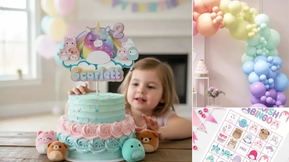 8 Squishmallow Birthday Party Ideas for a Cute and Colorful Celebration