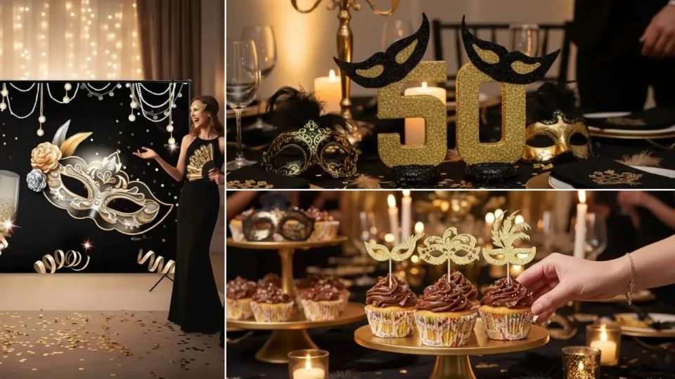 Sparkle & Shine: 6 Masquerade Party Decorations for a Glamorous Night