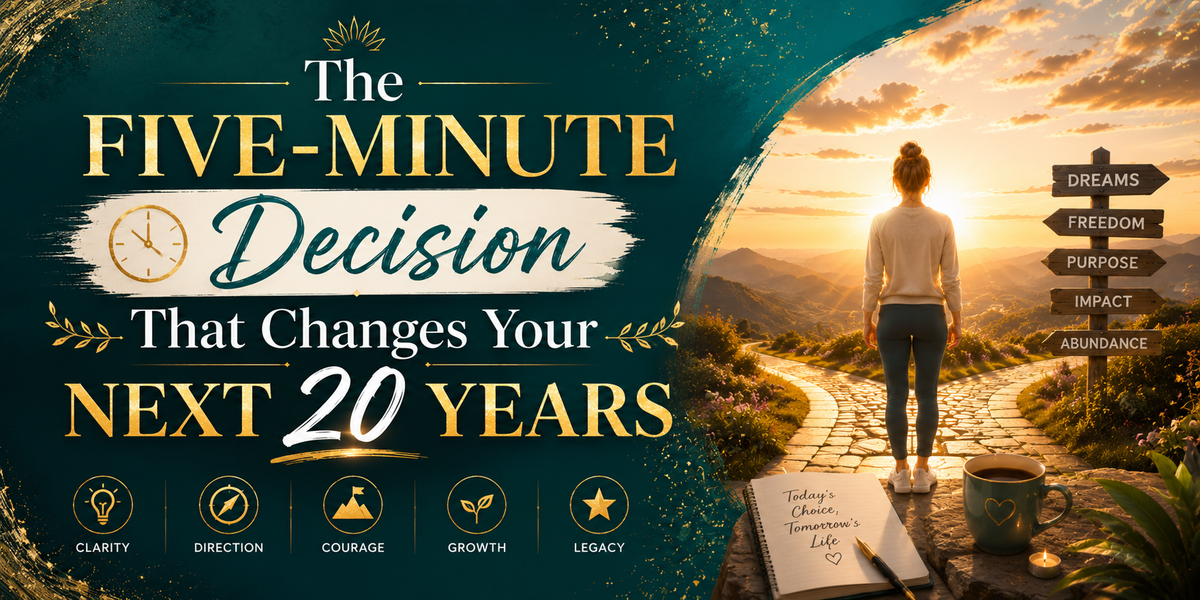 The Five-Minute Decision That Changes Your Next 20 Years