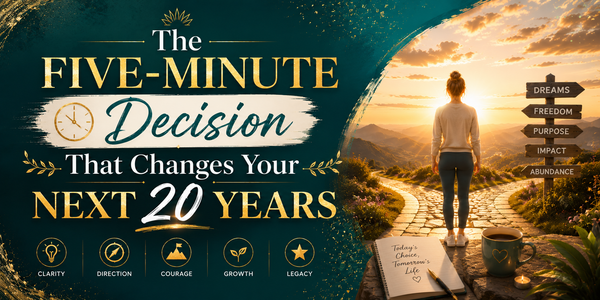 The Five-Minute Decision That Changes Your Next 20 Years