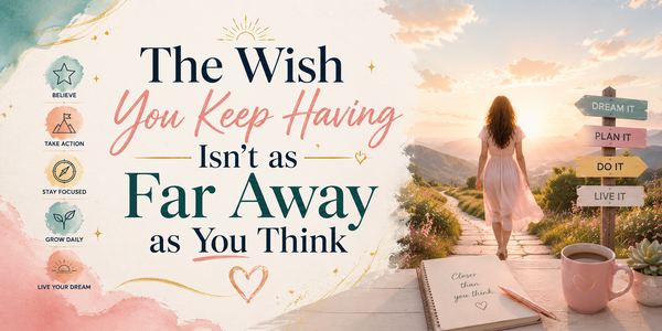 The Wish You Keep Having Isn't as Far Away as You Think