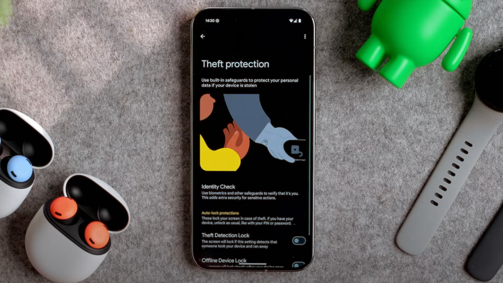 Enable Theft Detection Lock