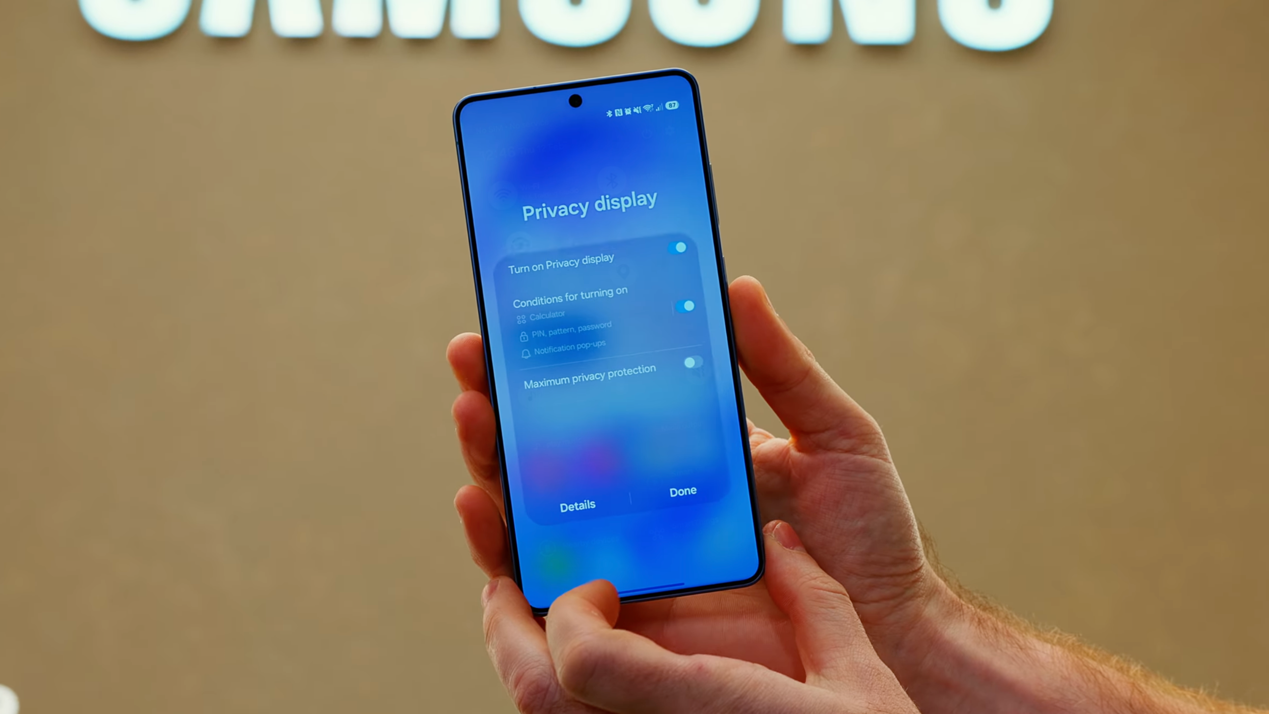Display, Lock Screen, and Security