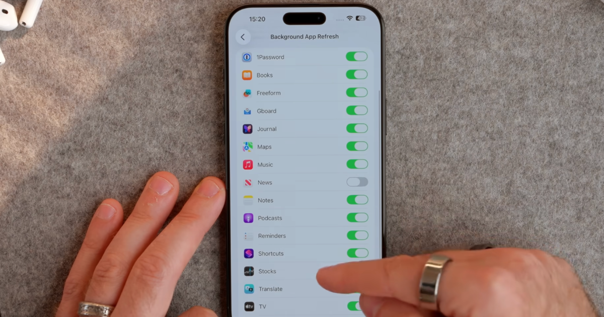 Stop background activity working overtime