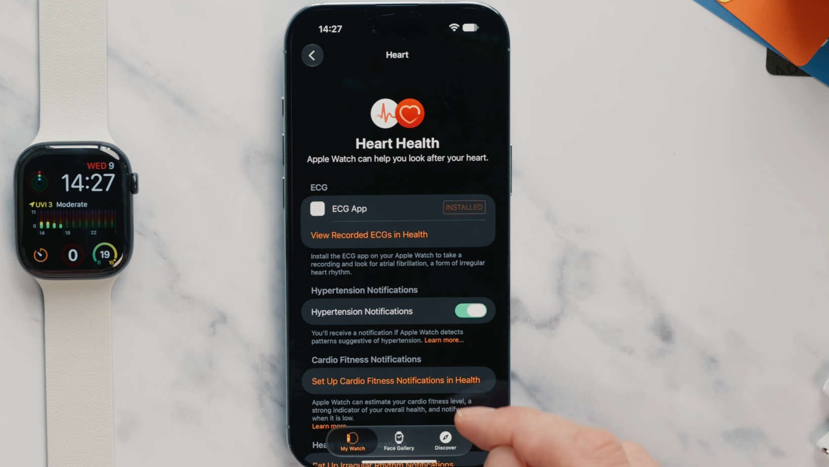 Set up health tracking carefully
