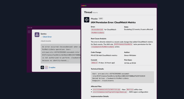 Troubleshoot faster with Phoebe: Agentic search for your tech stack data
