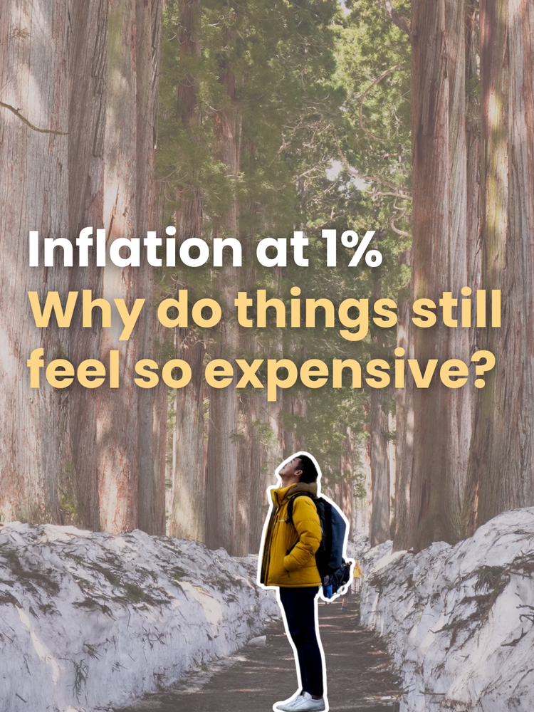 Inflation at 1%. Why do things still feel so expensive?
