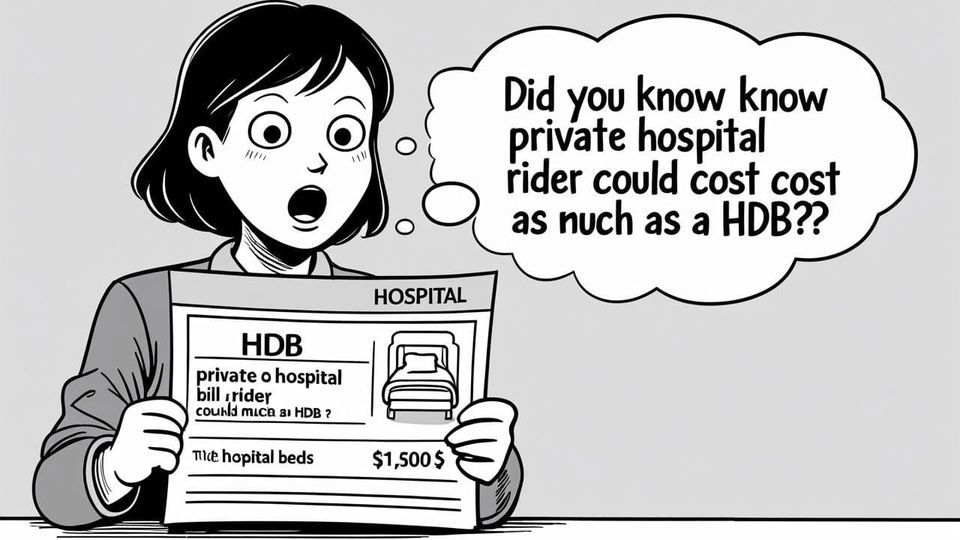 Did you know private hospital rider could cost as much as a HDB?