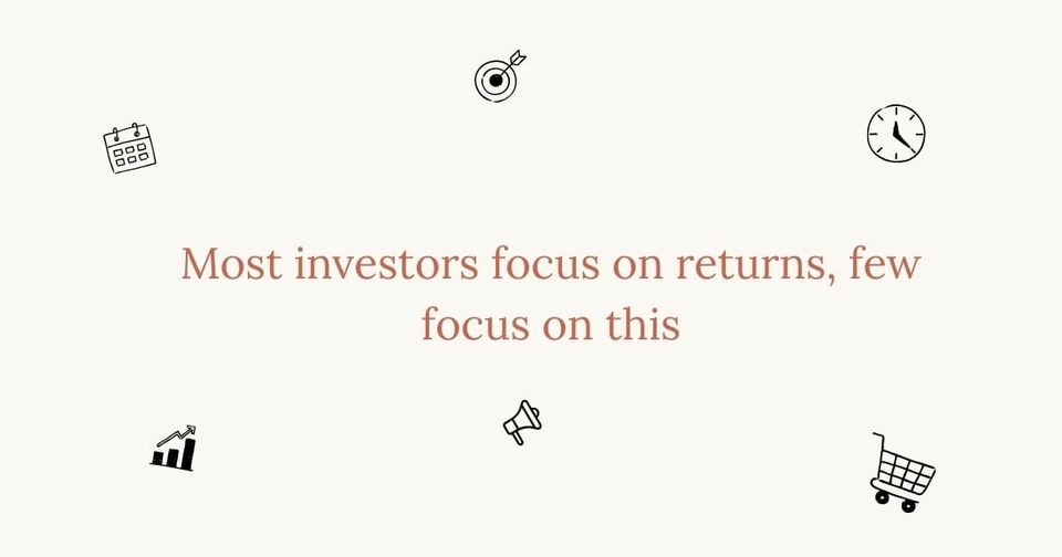 Most investors focus on returns, few focus on this