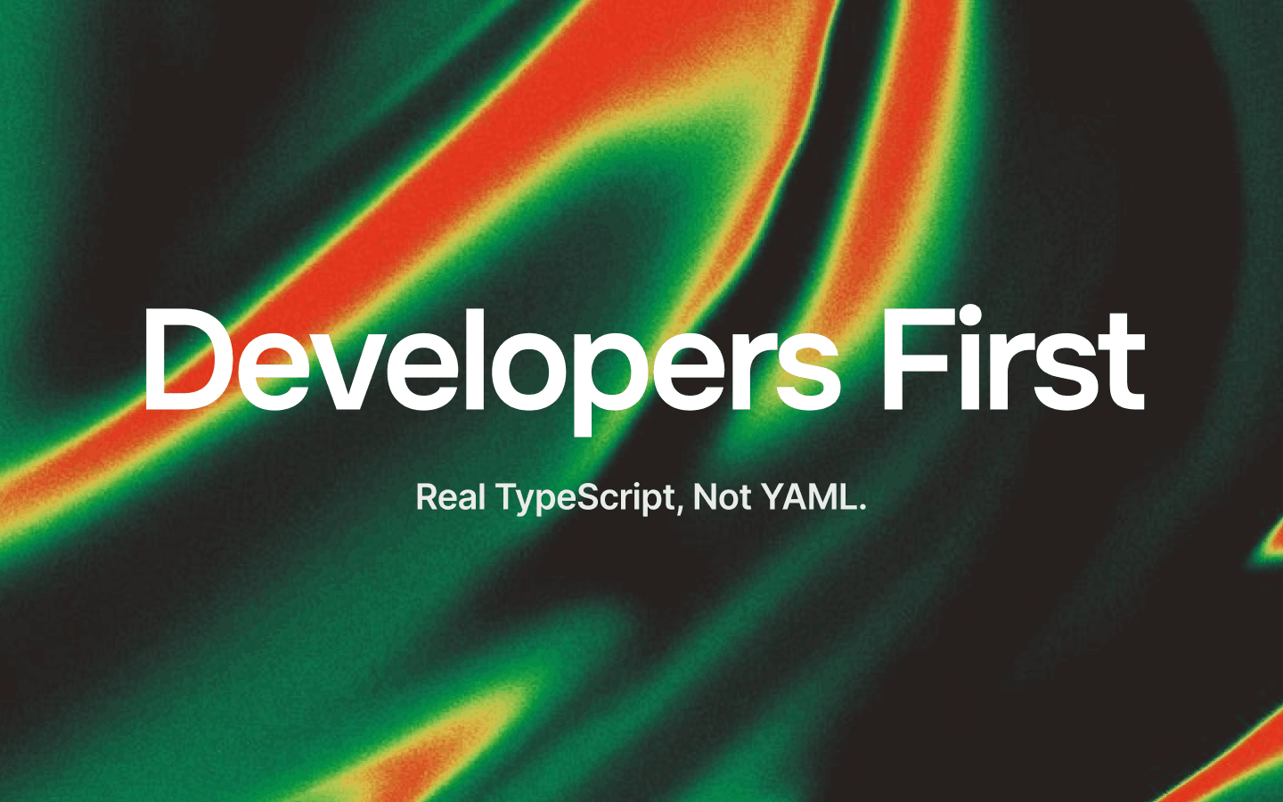 Real TypeScript, Not YAML: How Lua Puts Developers First
