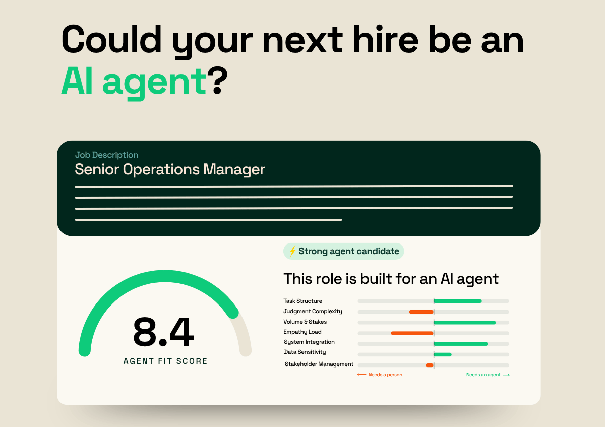 Human or Agent? How to think about the wrong question.