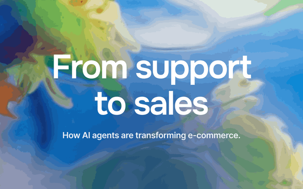 How AI Agents Are Transforming E-commerce: From Support to Sales