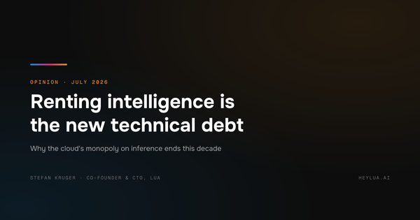 Renting Intelligence Is the New Technical Debt