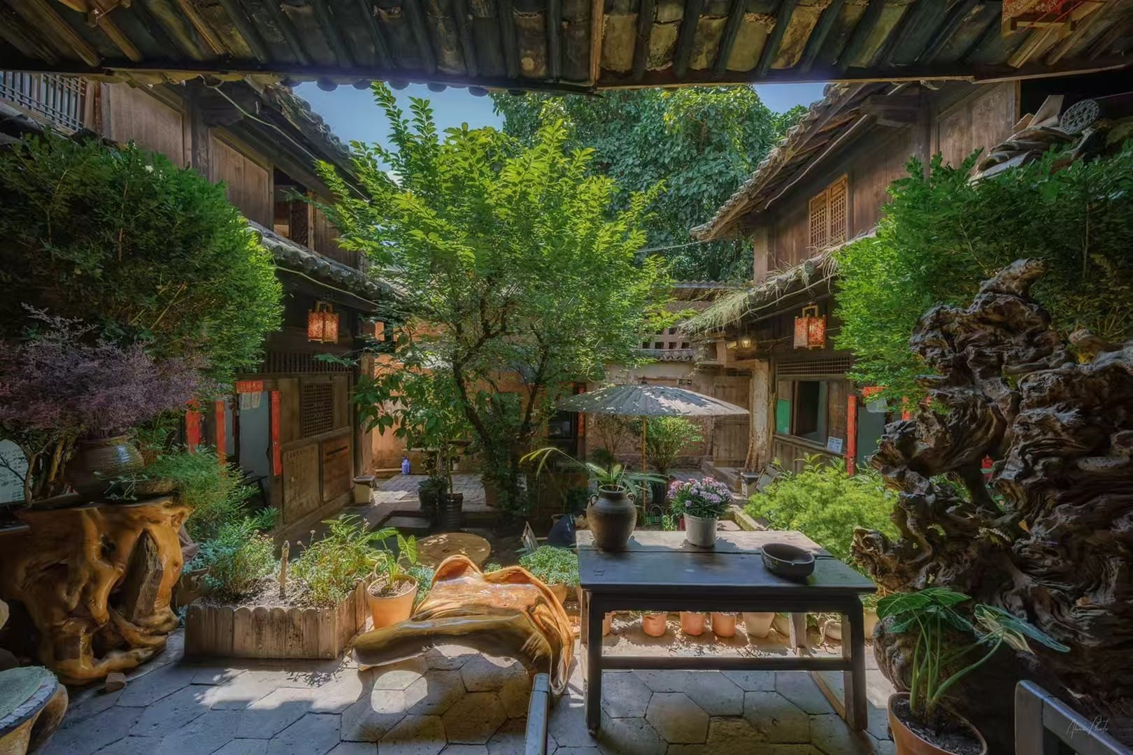 DaqingshuInn_CreditDaqingshuInn_Courtyard