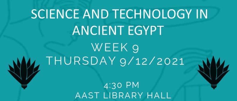 Science and Technology in Ancient Egypt