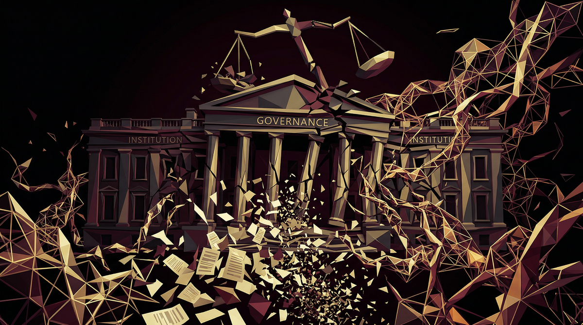 DSF Domain Report: Governance — S = 0.082 (Collapse Territory)