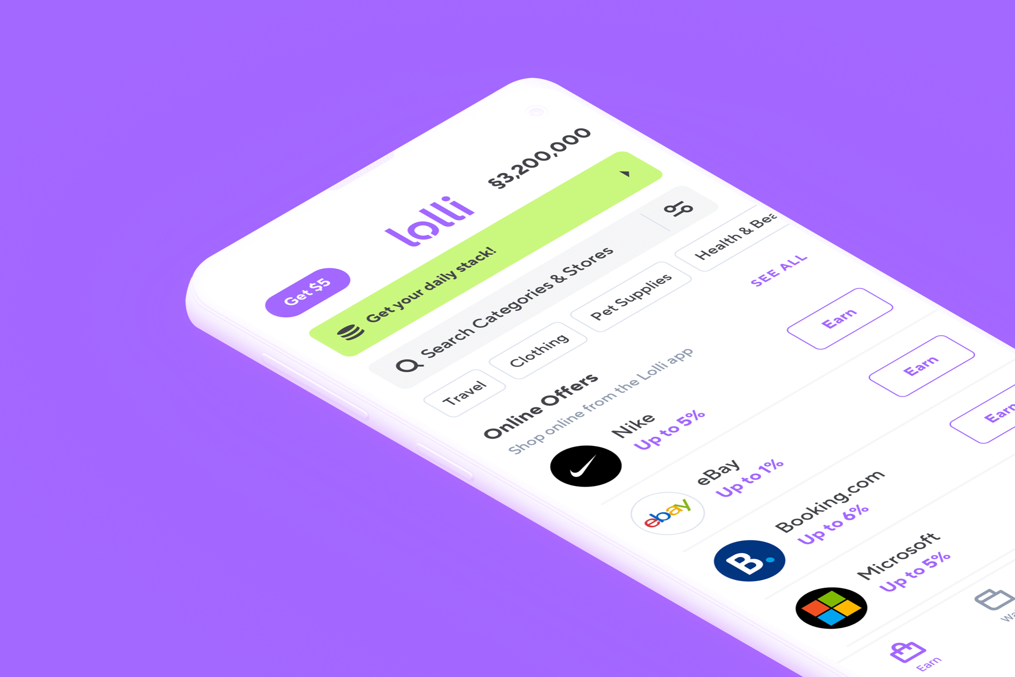 INTRODUCING: Earn Bitcoin When You Shop on Lolli for Android!