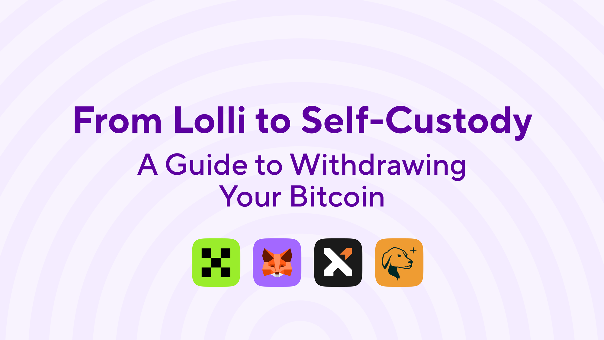 From Lolli to Self-Custody: A Guide to Withdrawing Your Bitcoin