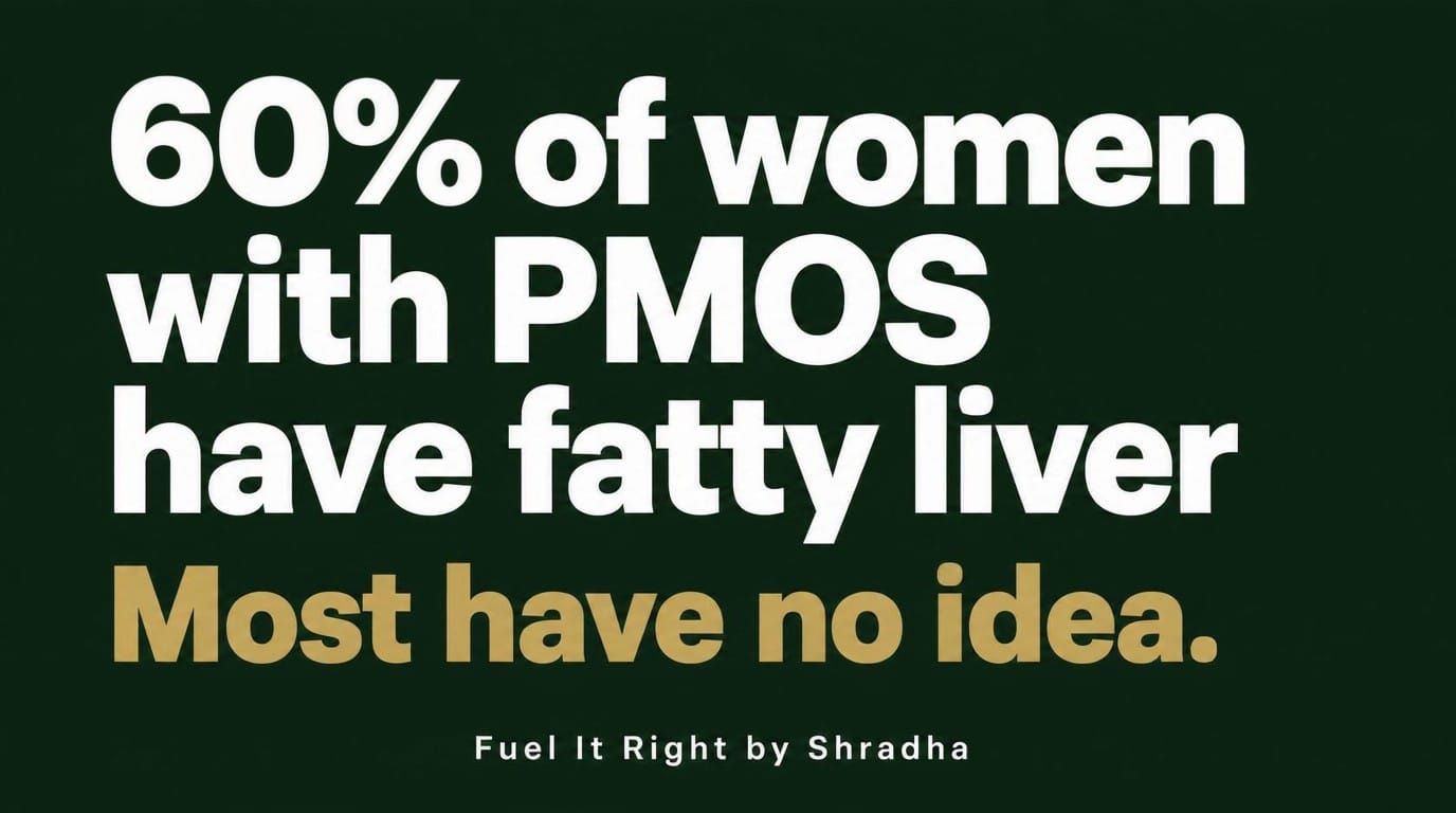 60% of women with PMOS have fatty liver and most have no idea — PMOS and non-alcoholic fatty liver disease silent connection in Indian women