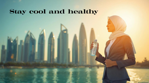 How to stay hydrated in Dubai Heat