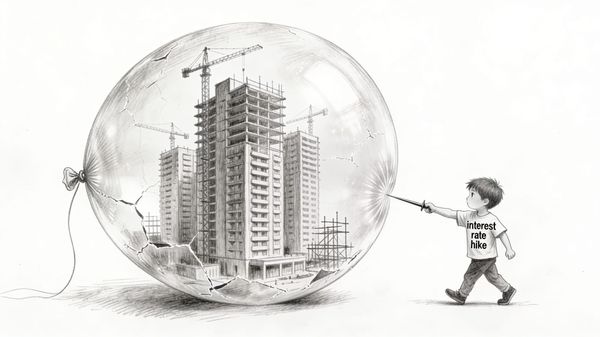 The Anatomy of a Slow Collapse