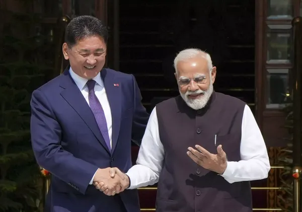 Mongolian President Visits India