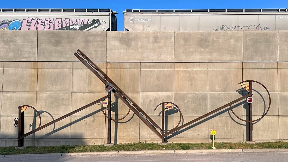 The language of steel: 'Train Stop' speaks to Wichita's history of rail service