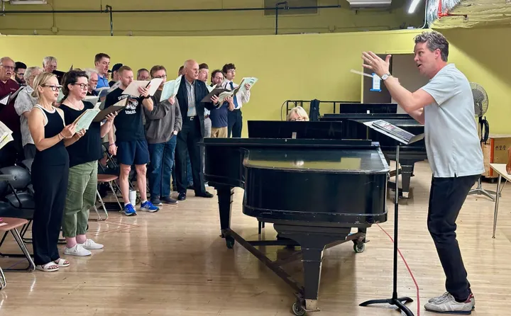 Singing 'Ode to Joy' during days of disaster