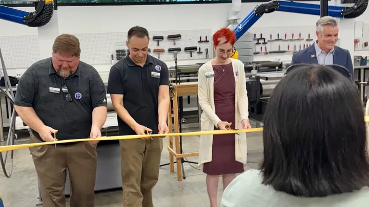 Wichita State shows off its remodeled printmaking studio