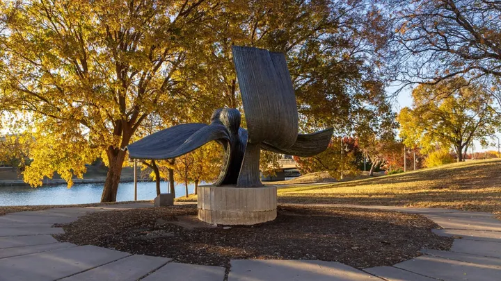 A tail of a whale/a wail of a tale: On Harry Bertoia’s 'Interrupted Flight'