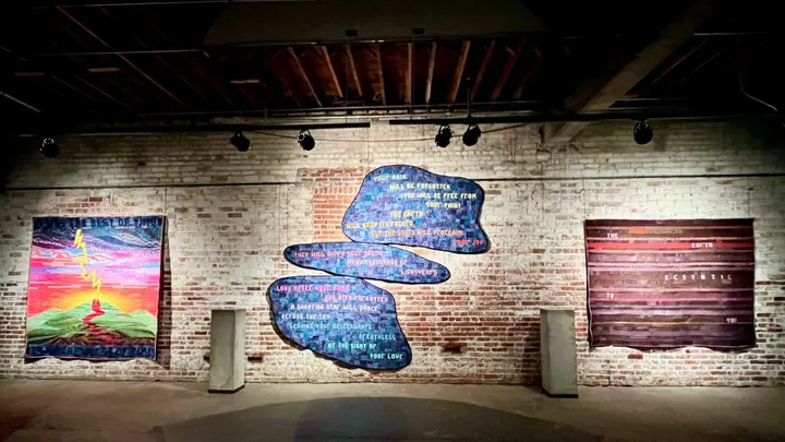 Stitches humming like the universe: Lindsay Lion Lord at the Fisch Haus