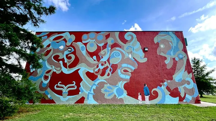 In Evergreen Park, murals celebrate the culture of Wichita's North End