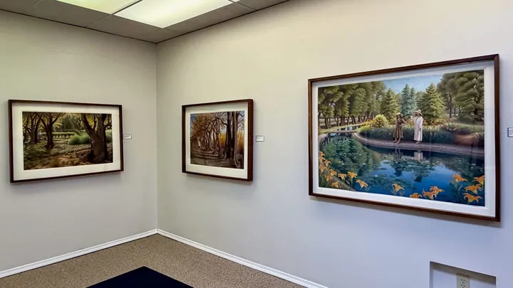 In the Galleries: Fay Belair, Denise Renee, & Barbara Dilley-Stecklein at the Coutts Museum of Art