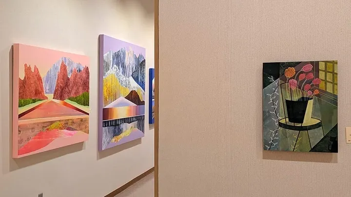 Painters Sarah Winkler and Barry Fitzgerald present works of glowing grandeur and playful restraint