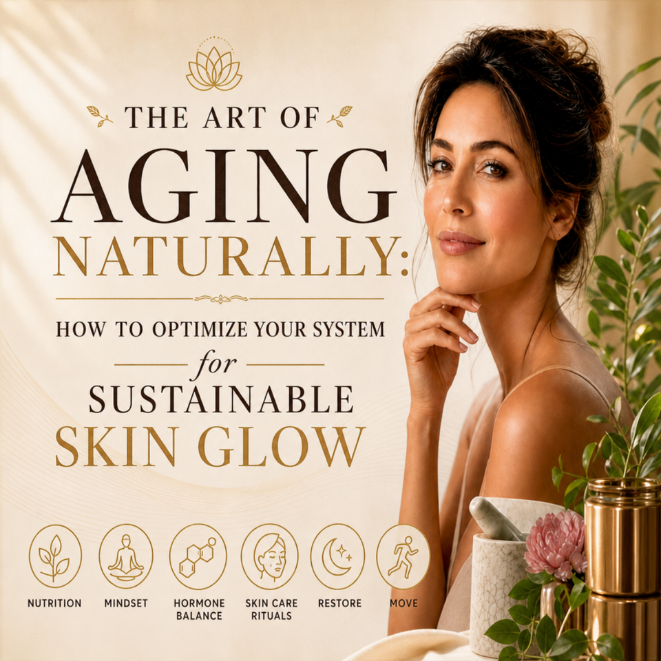 The Art of Aging Naturally: How to Optimize Your System for Sustainable Skin Glow