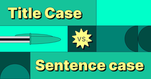 Not every word needs a capital letter