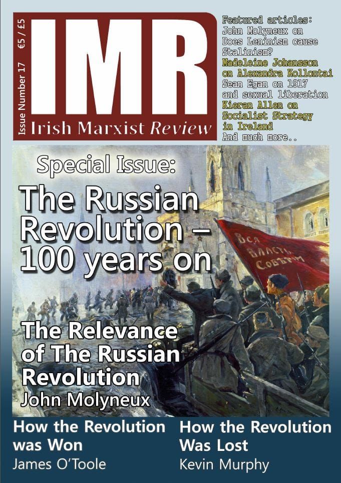 Irish Marxist Review — Vol. 6 No. 17 (2017)