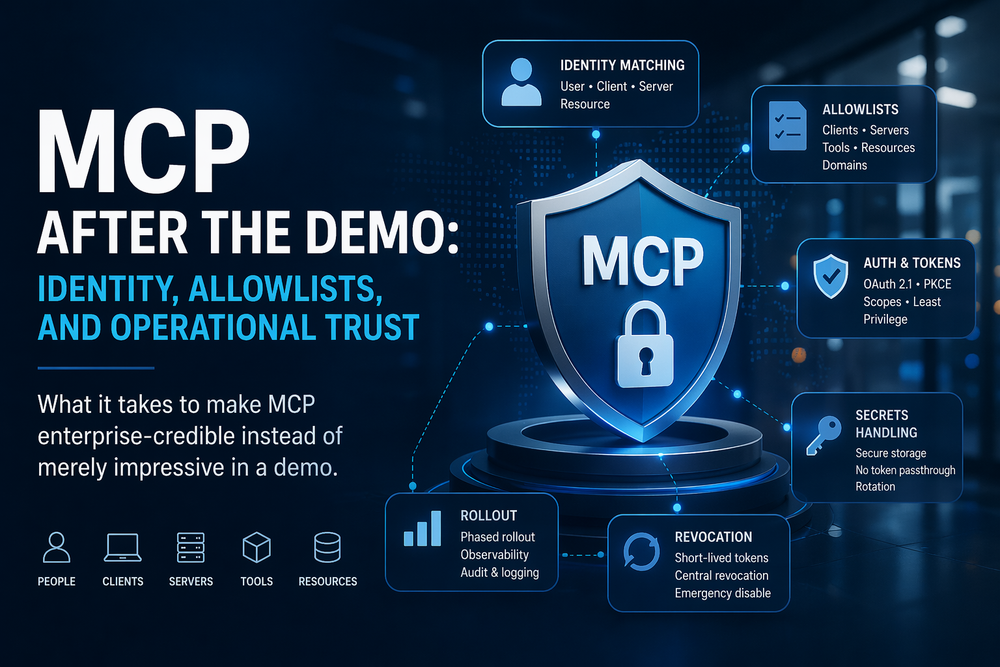 MCP After the Demo: Identity, Allowlists, and Operational Trust post image