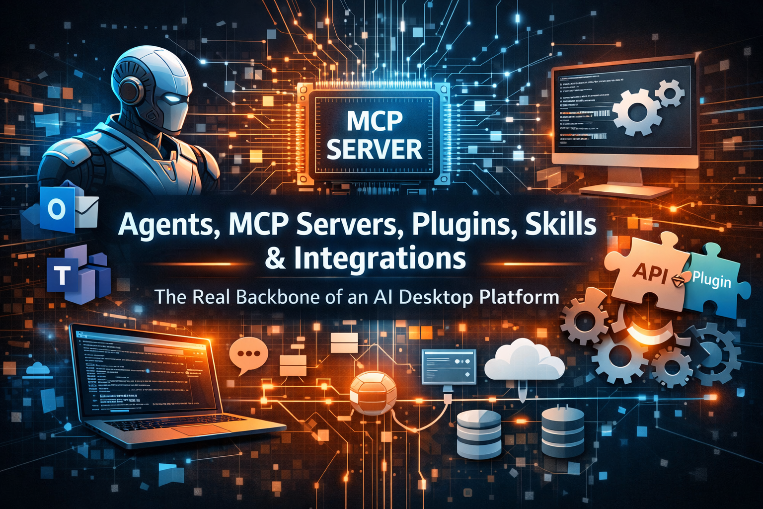 Agents, MCP Servers, Plugins, Skills, and Integrations: The Real Backbone of an AI Desktop Platform