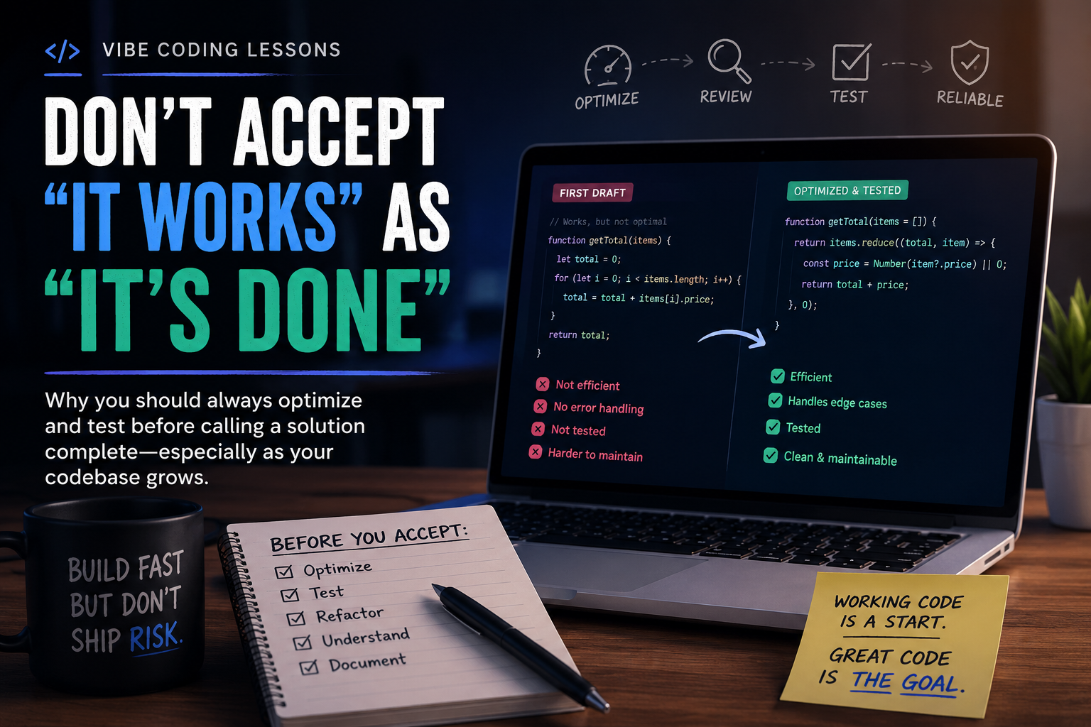 Don’t Accept “It Works” as “It’s Done”: A Vibe Coding Lesson post image