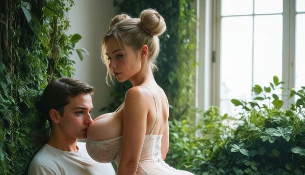 Boob Assault in the Wintergarden