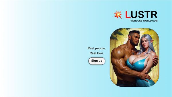 Ad for Lustr, a spoof of Tinder for elves, orcs, and other fantastical creatures 