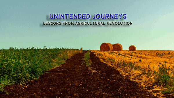 Unintended Journeys: Lessons from Agricultural Revolution