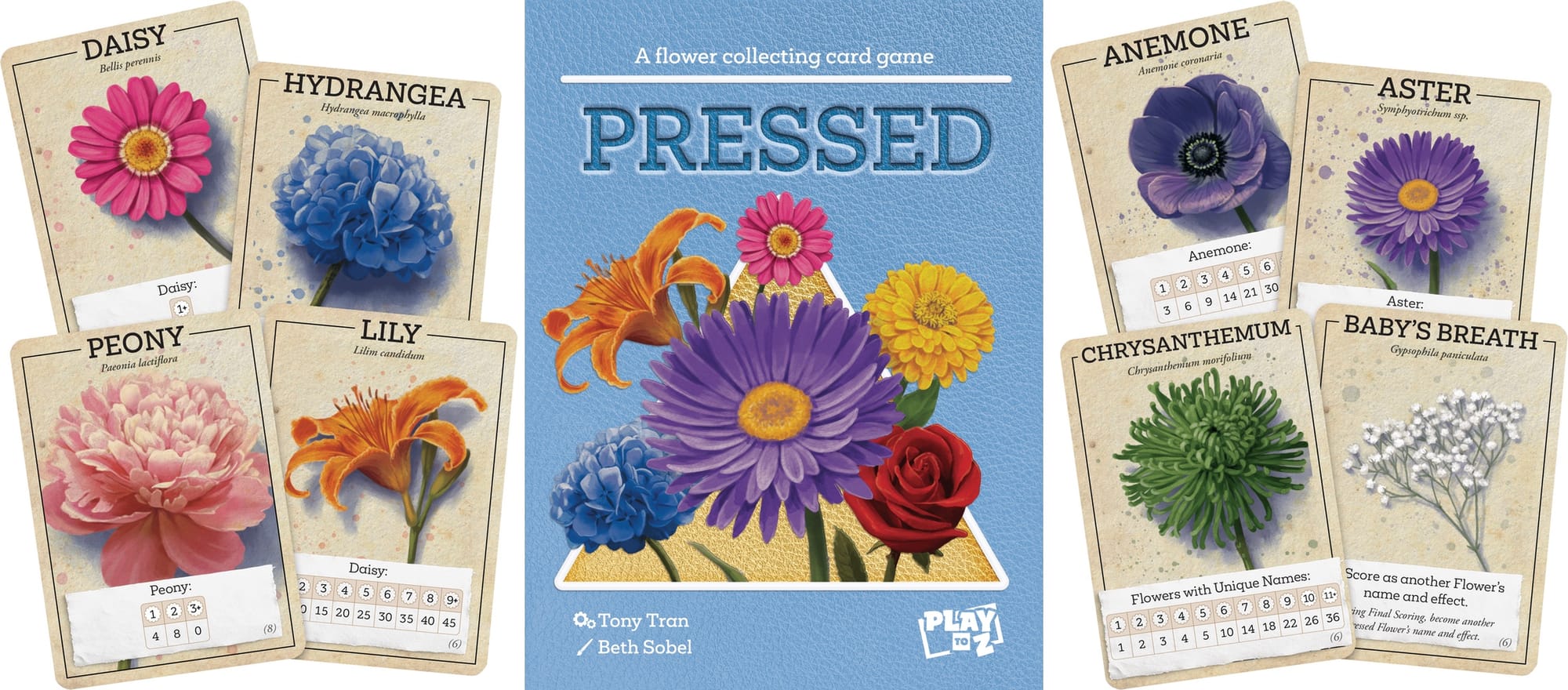 Front cover of Pressed and sample cards
