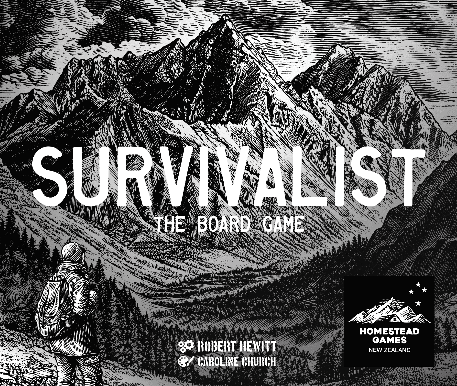 Front cover of Survivalist: The Board Game