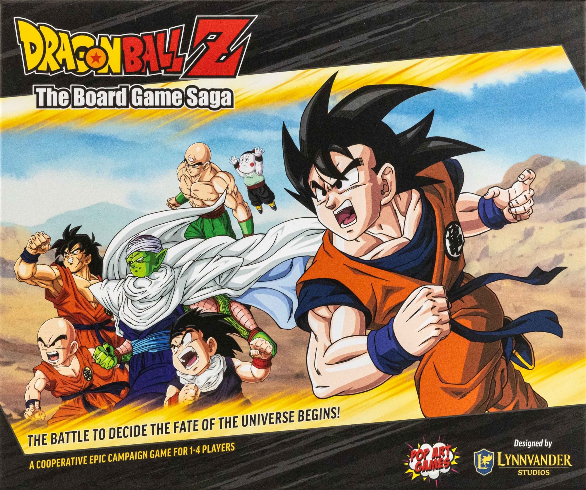 Front cover of Dragon Ball Z: The Board Game Saga