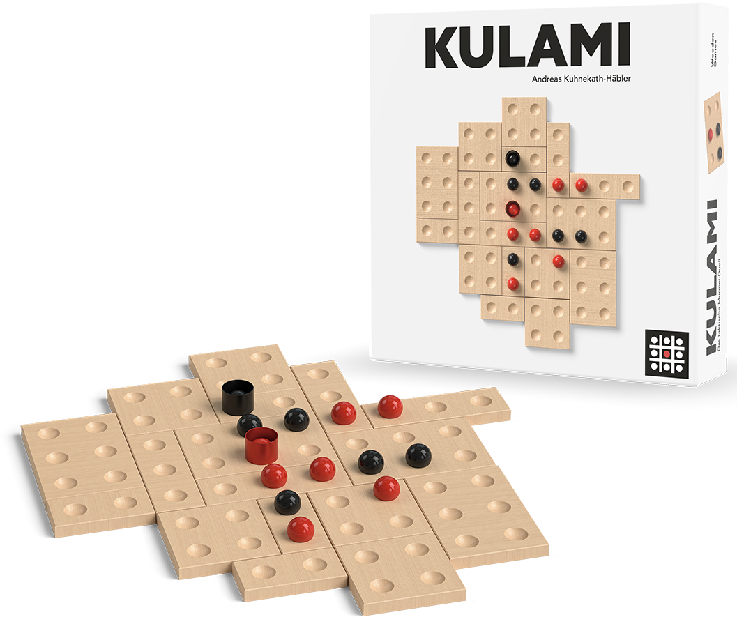 The box for Kalumi is depicted next to the game components.