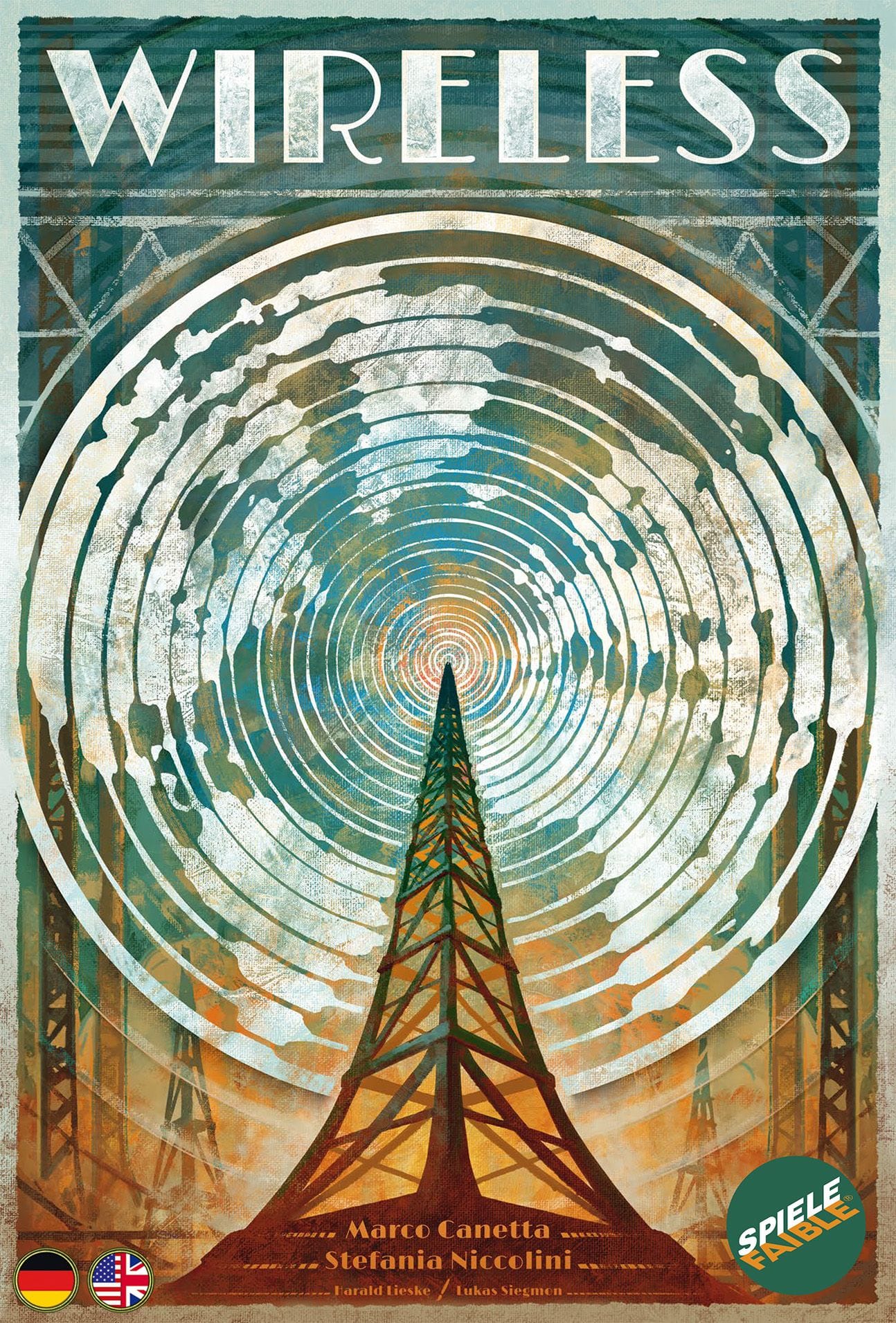 The front cover of Wireless shows the entirety of the radio antenna described in the image at the top of the page, along with the title.