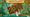Detail from the cover of Lost Ruins of Arnak: Surprise Shipment, showing a cat clawing at a wooden crate suspended in a rope net in the jungle.